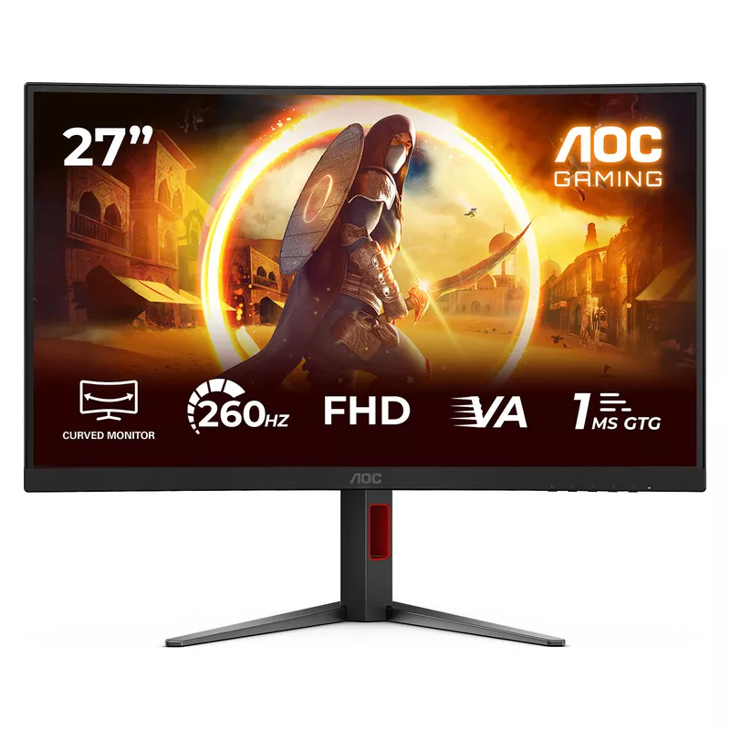 68,6 cm (27) 1920 x 1080 Pixel AOC C27G4Z2 16:9 Full HD Fast VA 1 ms 260 Hz HDR DisplayPort HDMI Pivot Height VESA
