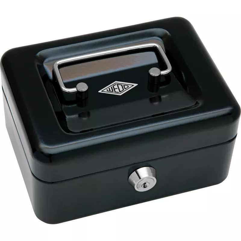Wedo Geldkassette 15,2x11,5x8cm Größe 1 schwarz
