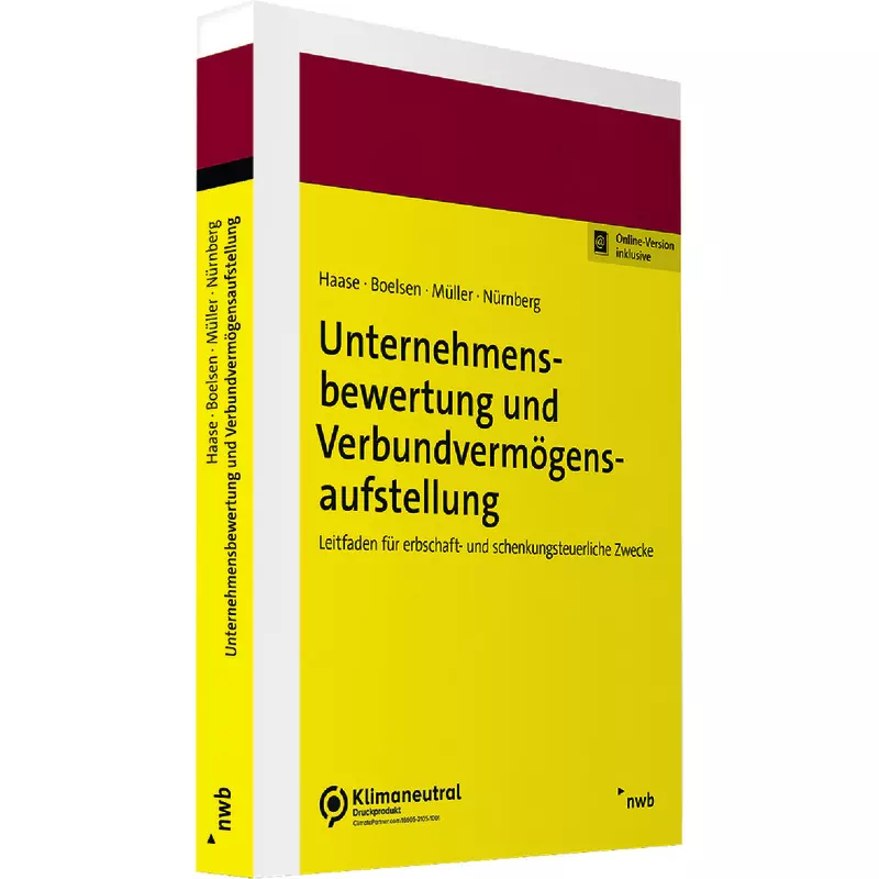 Unternehmensbewertung und Verbundvermögensaufstellung