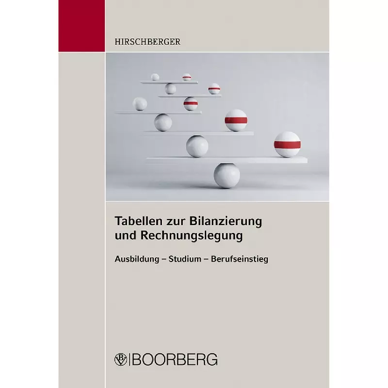 Tabellen zur Bilanzierung und Rechnungslegung