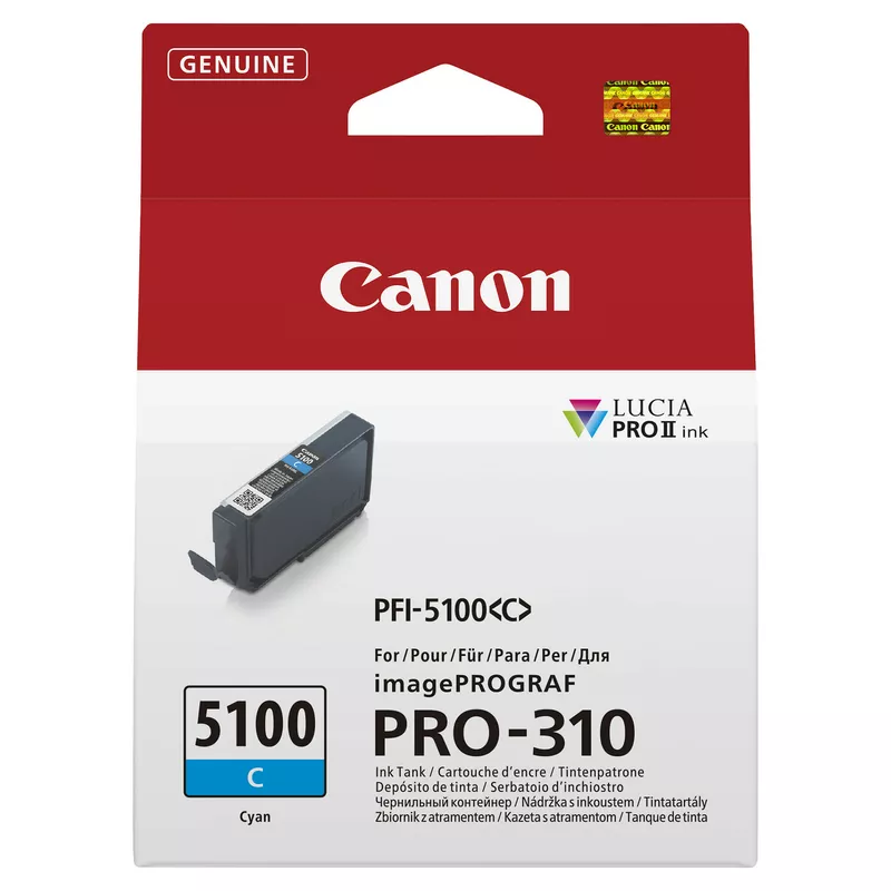 CANON PFI-5100 SERIES Cyan ink tank