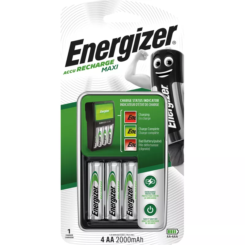 Energizer Akkuladegerät Maxi Charger für AA/AAA