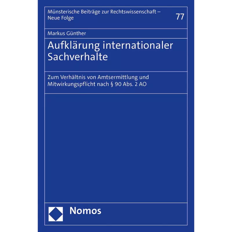 Aufklärung internationaler Sachverhalte