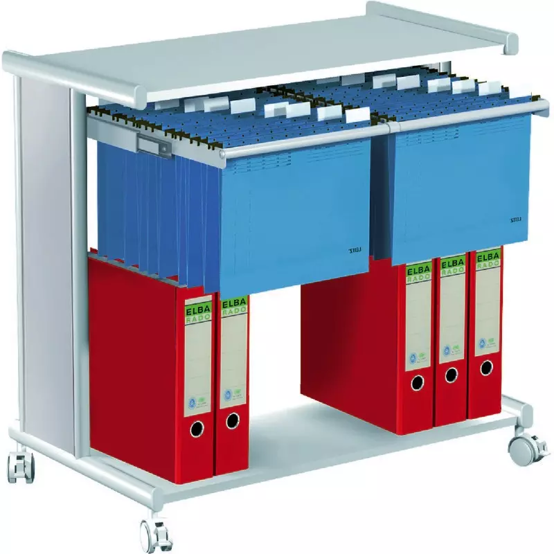 Hängemappenwagen Pragma, mit 2 Ablageböden