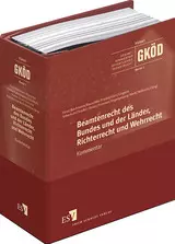Beamtenrecht des Bundes und der Länder, Richterrecht und Wehrrecht (GKÖD I) - mit Fortsetzungsbezug