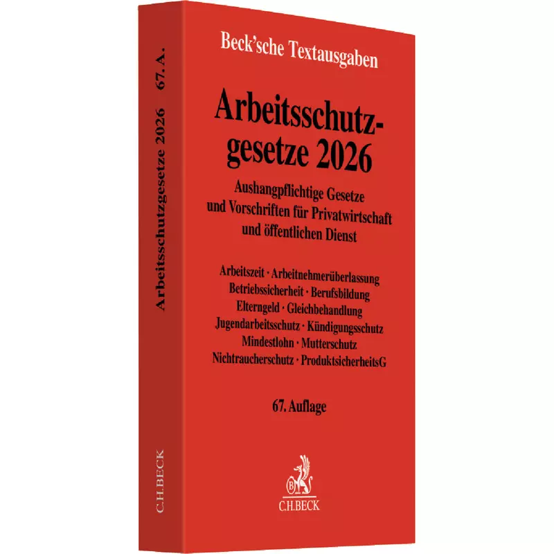 Arbeitsschutzgesetze 2026