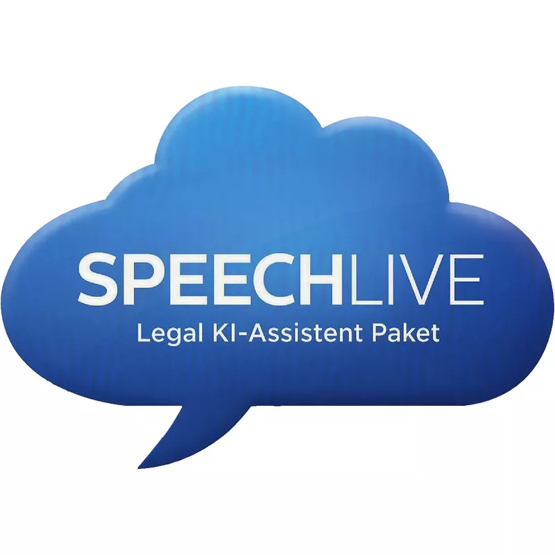 Set: SpeechLive Enterprise + SL Spracherkennung (SST) + Legal KI-Assistent - 12 Monate