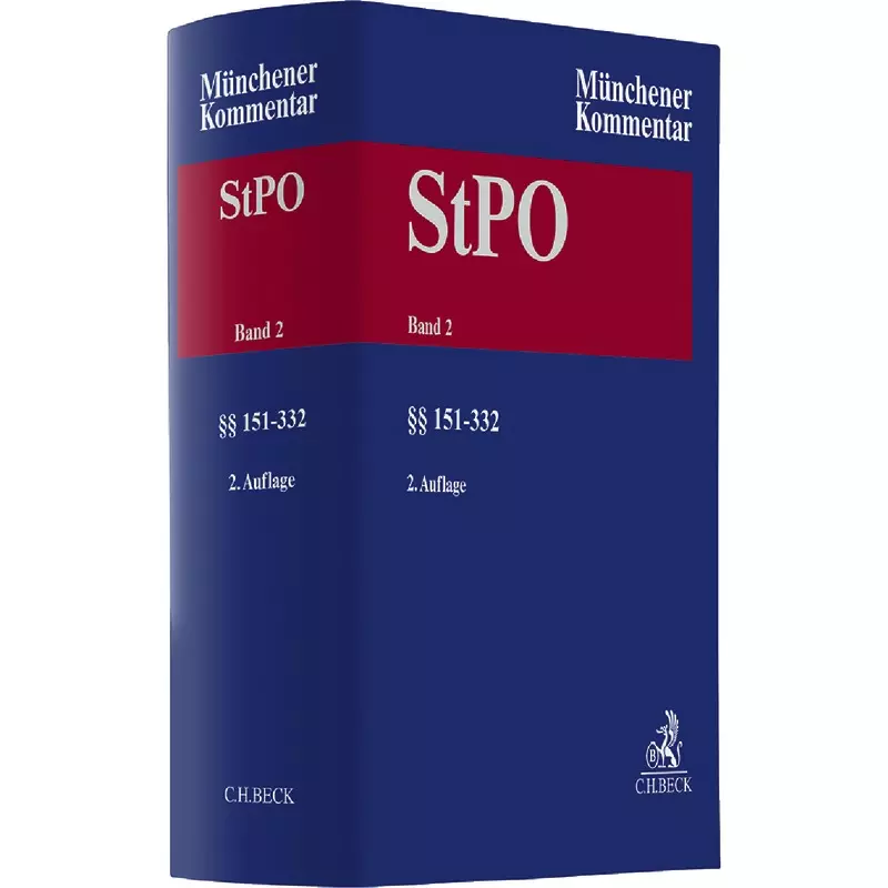 Münchener Kommentar zur Strafprozessordnung StPO Band 2