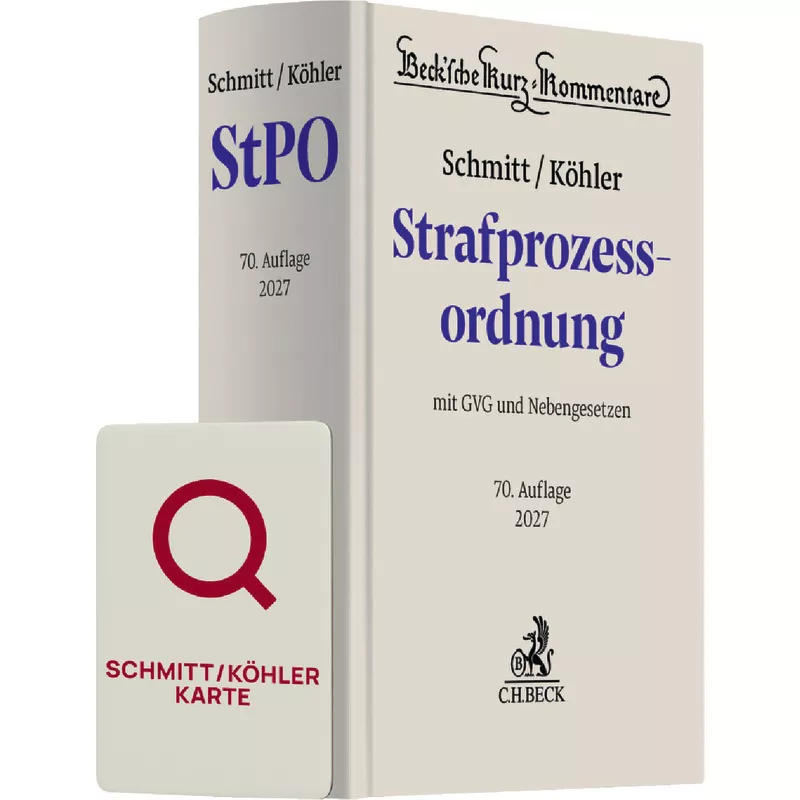 Strafprozessordnung: StPO Chat-Book 2027
