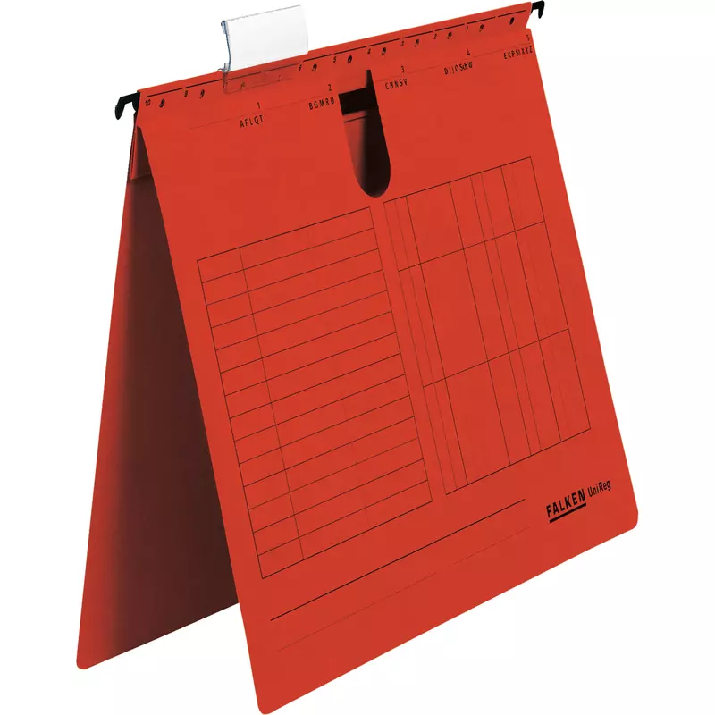 Falken Hängehefter kaufm. Heftung rot 5St
