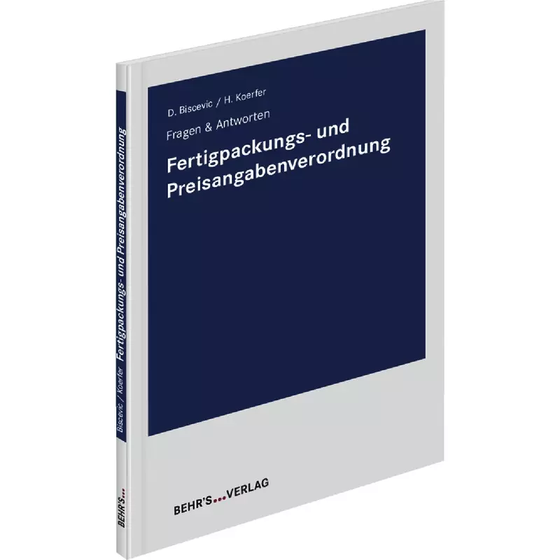 Fertigpackungs- und Preisangabenverordnung