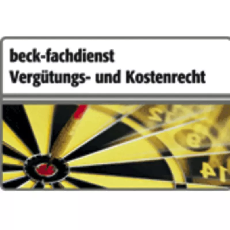 beck-online fachdienst Vergütungs- und Kostenrecht