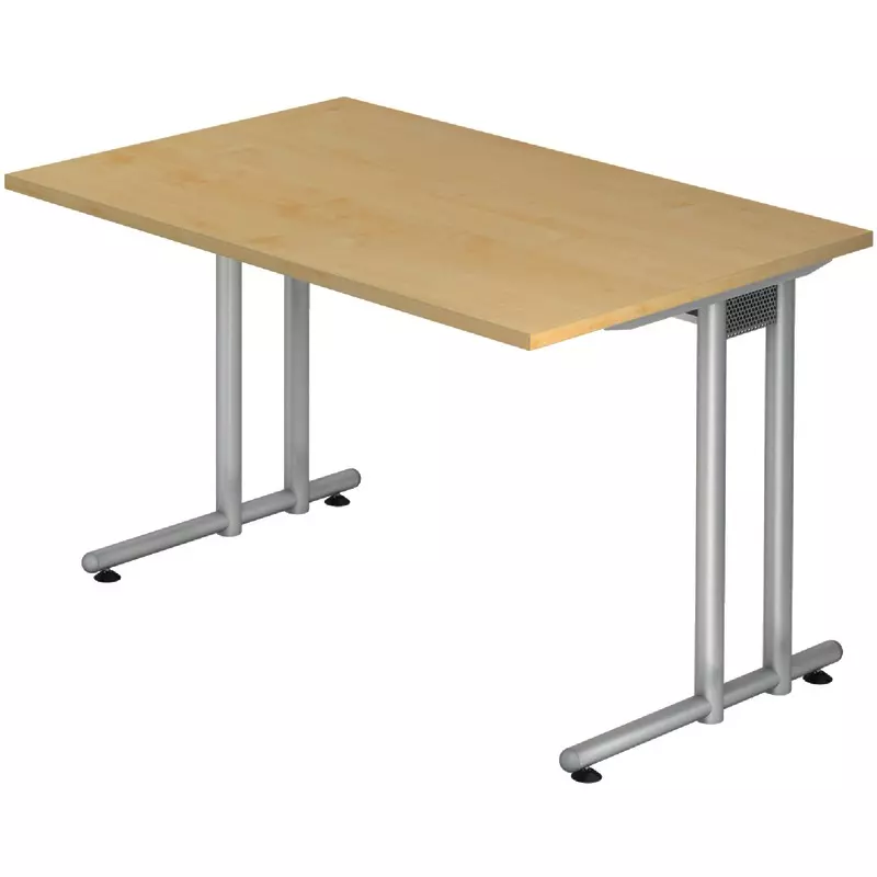Rechteckschreibtisch Konform, B x H x T: 1.200 x 720 x 800 mm