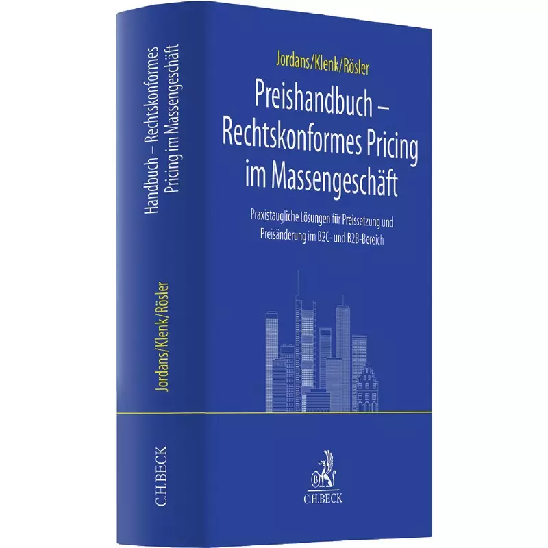 Preishandbuch: Rechtskonformes Pricing im Massengeschäft