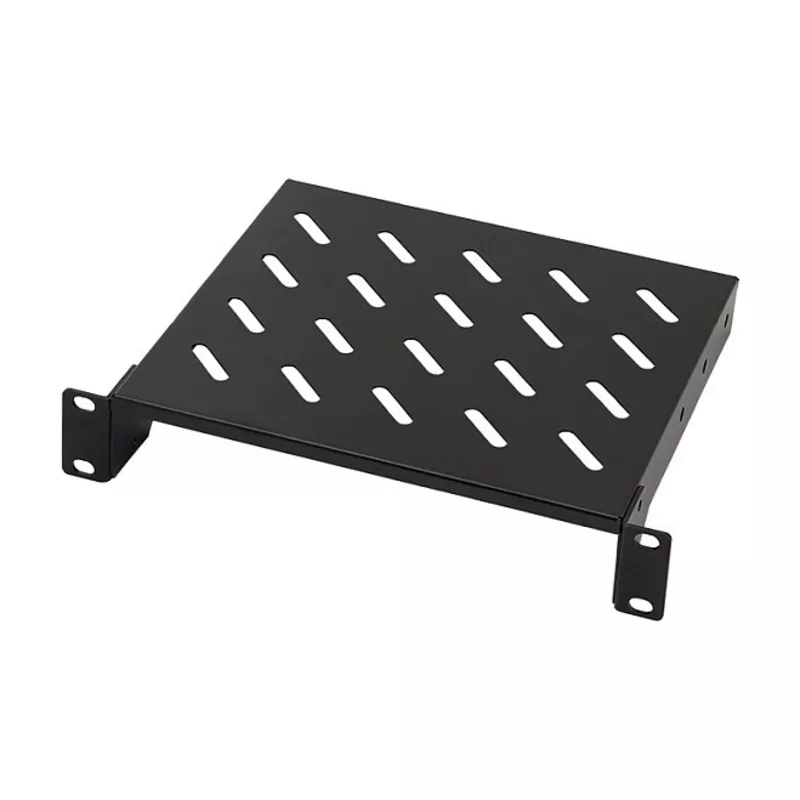10 cantilever shelf 200 mm, 1U, black