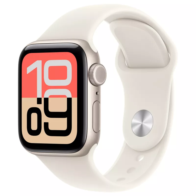Apple Watch SE 3 Aluminium Cellular 40mm Polarstern (Sportarmband polarstern) S/M