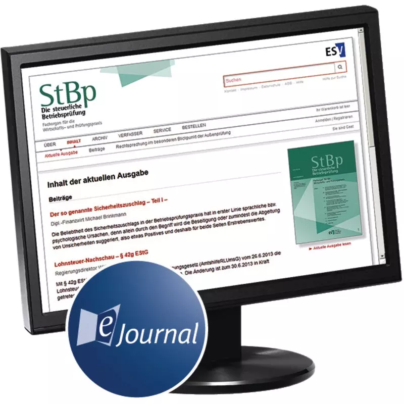 ESV StBp Die steuerliche Betriebsprüfung - eJournal