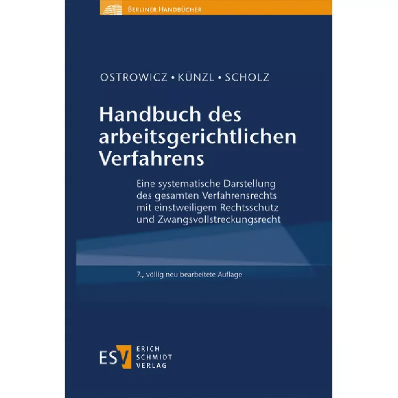 Handbuch des arbeitsgerichtlichen Verfahrens
