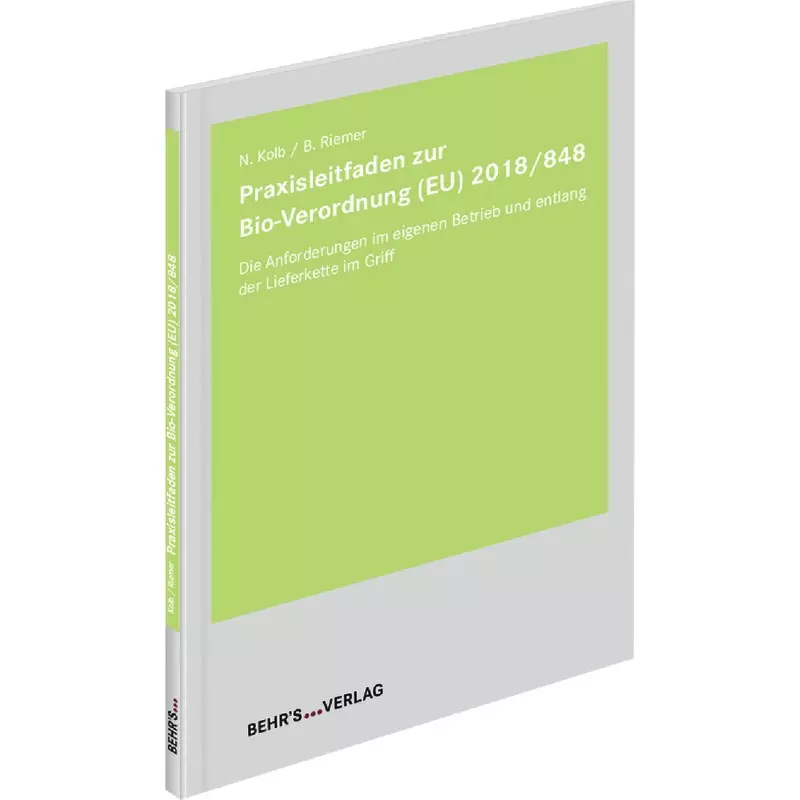 Praxisleitfaden zur Bio-Verordnung (EU) 2018/848