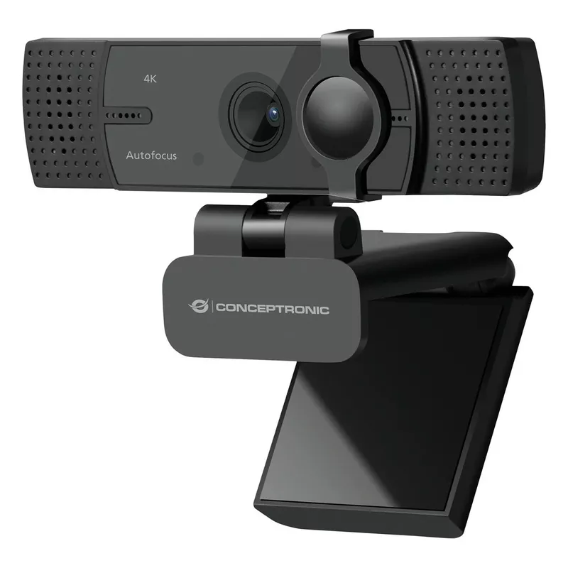 CONCEPTRONIC Webcam USB-A2.0/-C 80° 4K/30Hz UltraHD+Mikro sw