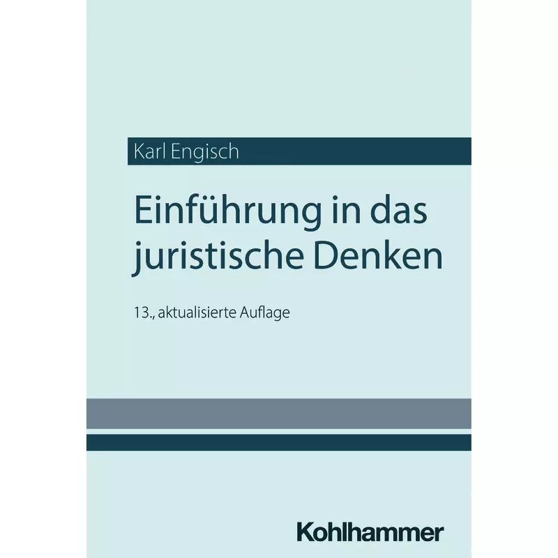 Einführung in das juristische Denken