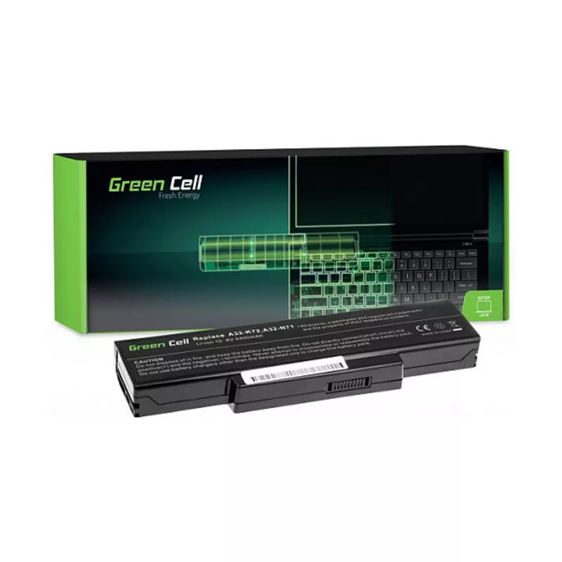 A Green Cell für Asus A32-K72 K72 K73 N71 N73 / 11,1V 4400mAh