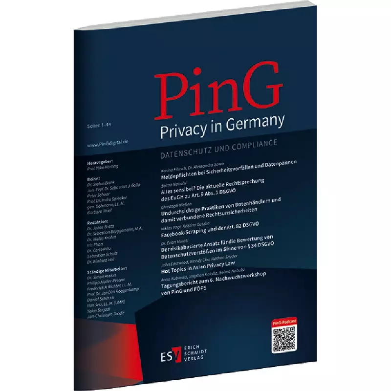 PING - Privacy in Germany Zeitschrift - Abonnement