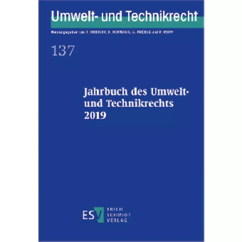 Jahrbuch des Umwelt- und Technikrechts 2019
