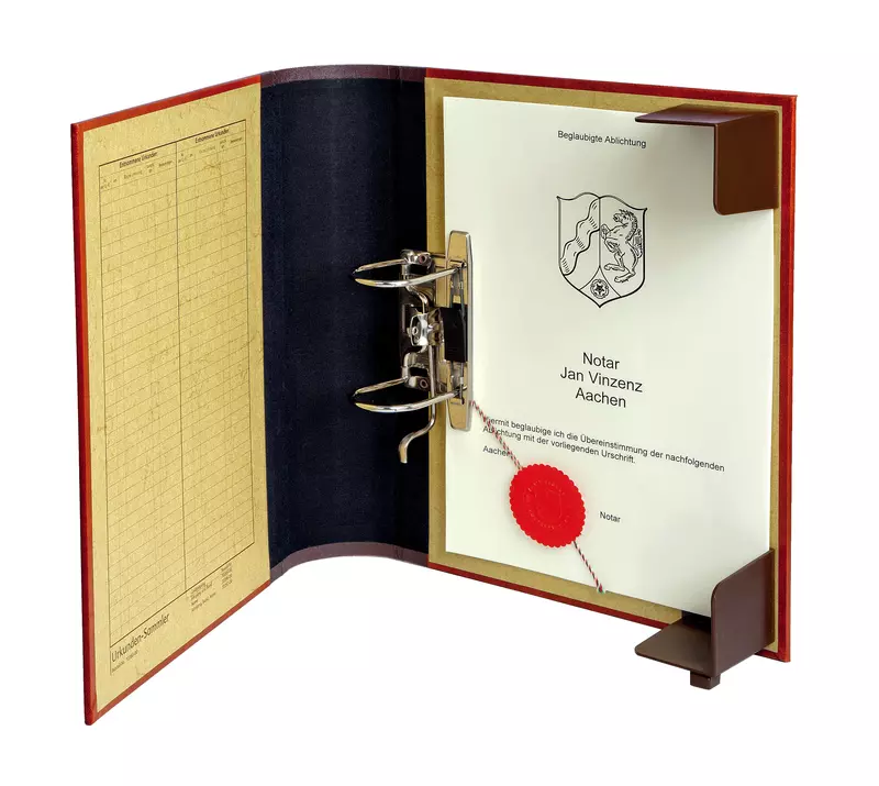 SoldanPlus Urkunden-Sammler mit Briefordnermechanik