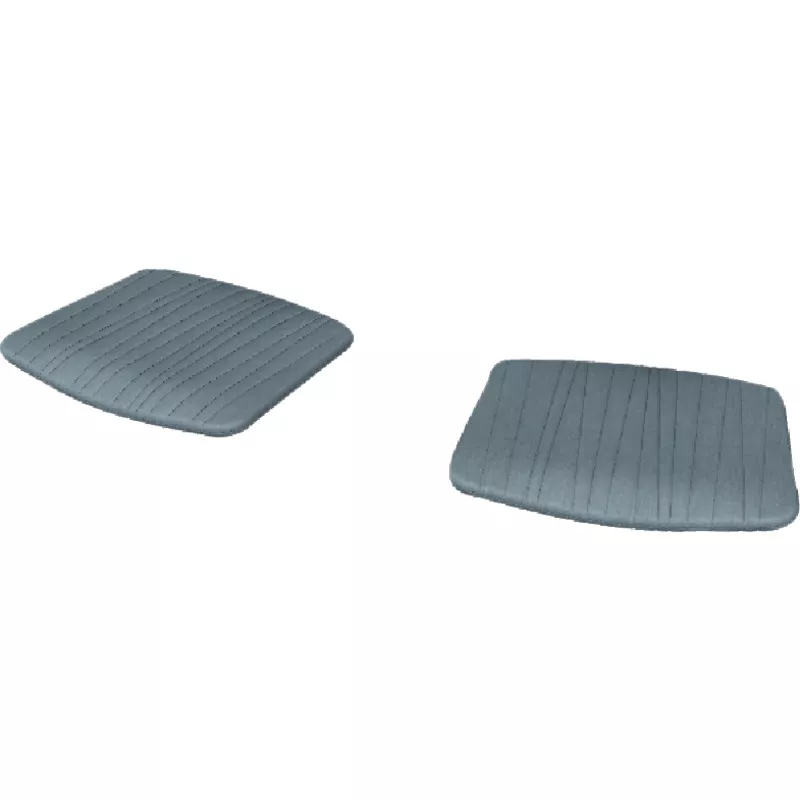 .mdd Sitzkissen Bris 2er Set, Stoff Meerblau