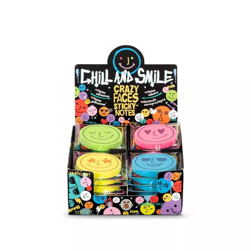 Haftnotiz Neon Chill & Smile, sortiert TRENDHAUS 966100