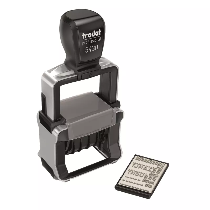 trodat Datumsstempel 41x24mm selbstfärbend bl/rt