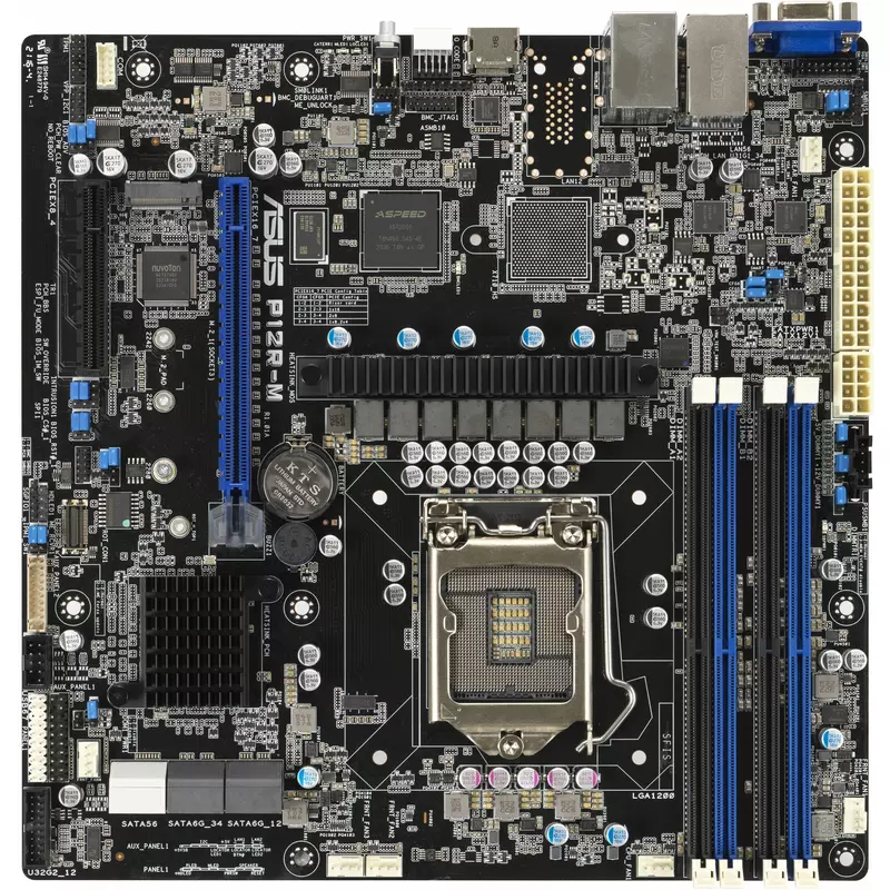 ASUS P12R-M microATX 1x LGA 1200 DDR4 2x1G