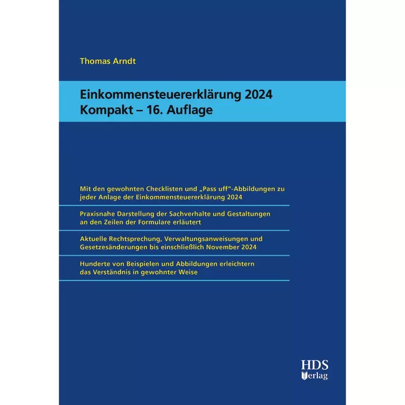 Einkommensteuererklärung 2024 Kompakt