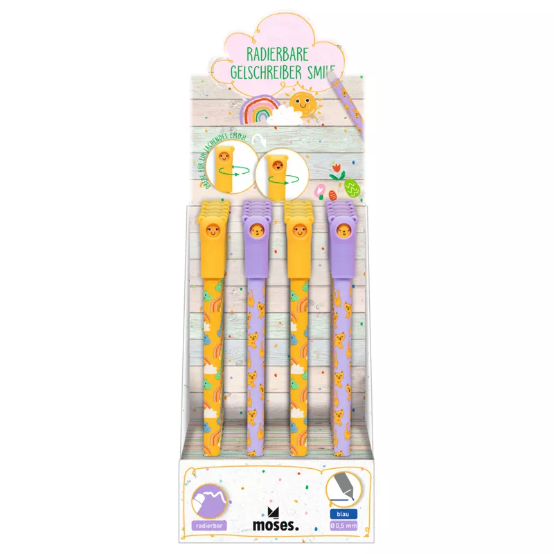 Gelschreiber Smile, radierbar MOSES 25558