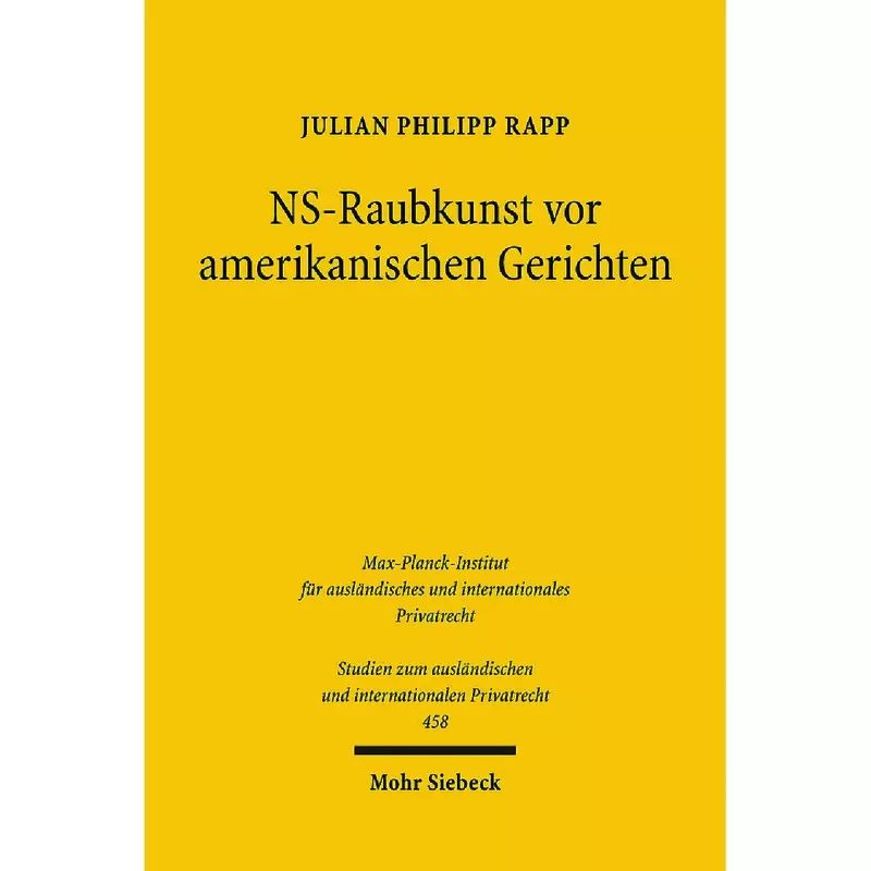 NS-Raubkunst vor amerikanischen Gerichten