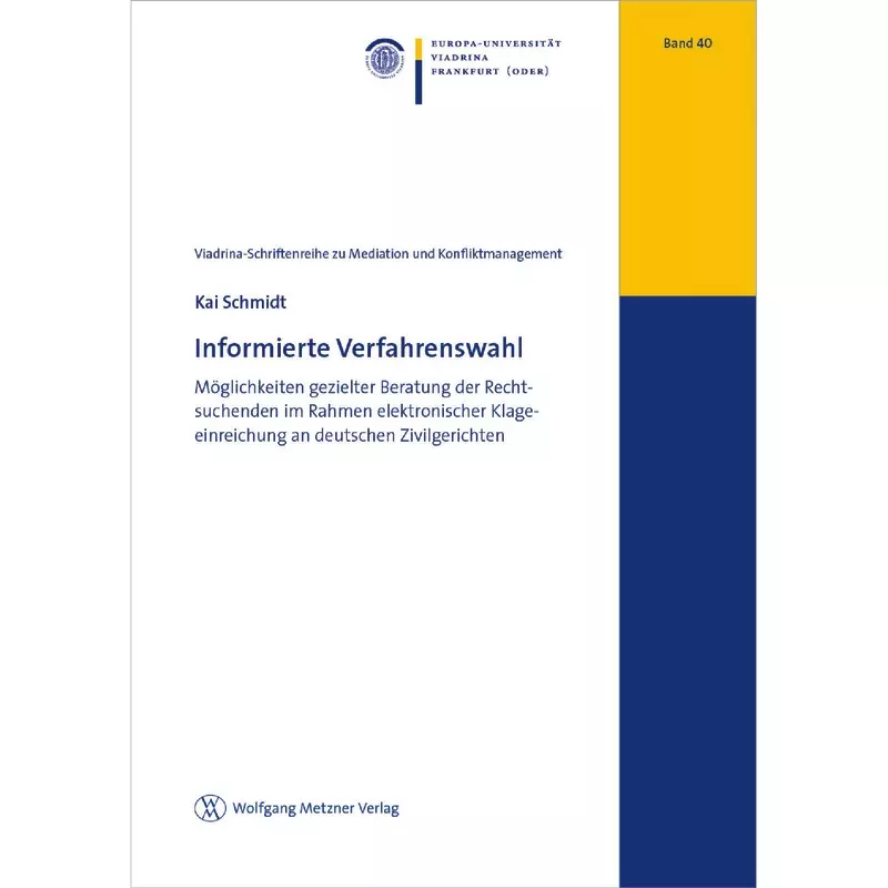 Informierte Verfahrenswahl