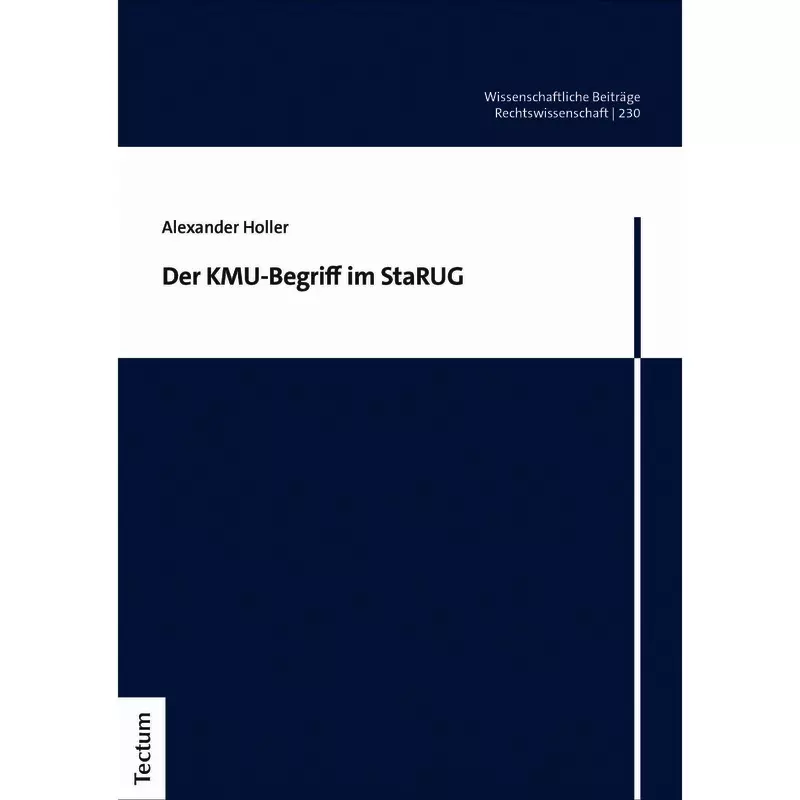 Der KMU-Begriff im StaRUG