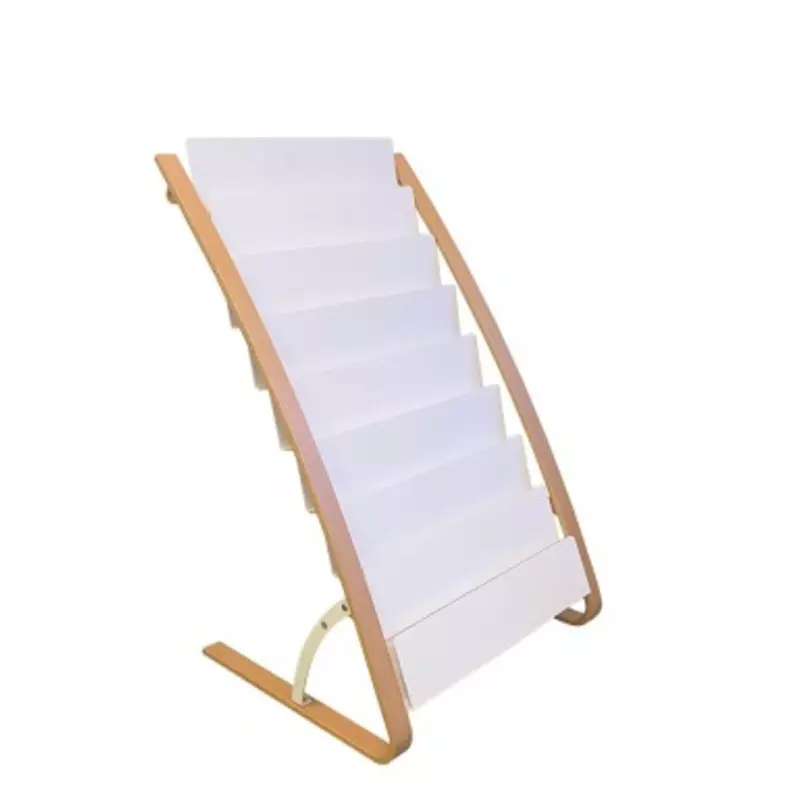 Alba Prospektständer 8x2Fächer holz/ws