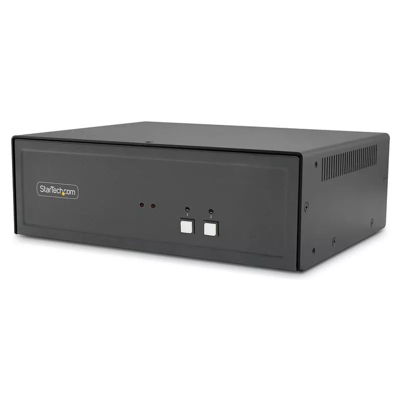 2-Port Dual-Monitor Secure KVM Switch HDMI-DP 4K 60Hz NIAP 4.0 Zertifizierter Desktop KVM Umschalter 2 PCs 2monitore