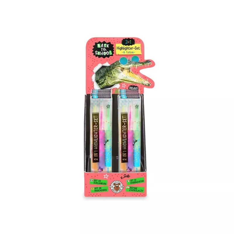 Highlighter 2 in 1, 3er-Set TRENDHAUS 965103