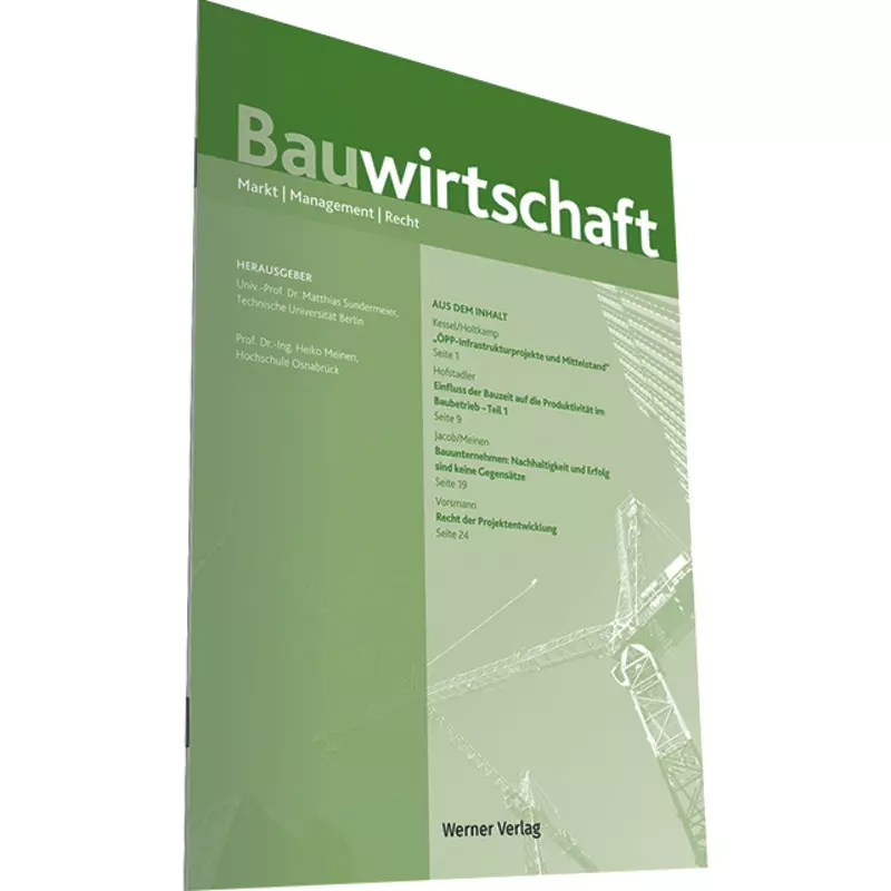 Bauwirtschaft  - Abonnement