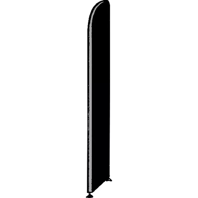 Regalabschlusselement DANTE, Höhe: 1.900 mm
