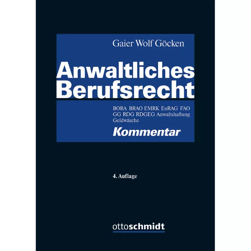 Anwaltliches Berufsrecht