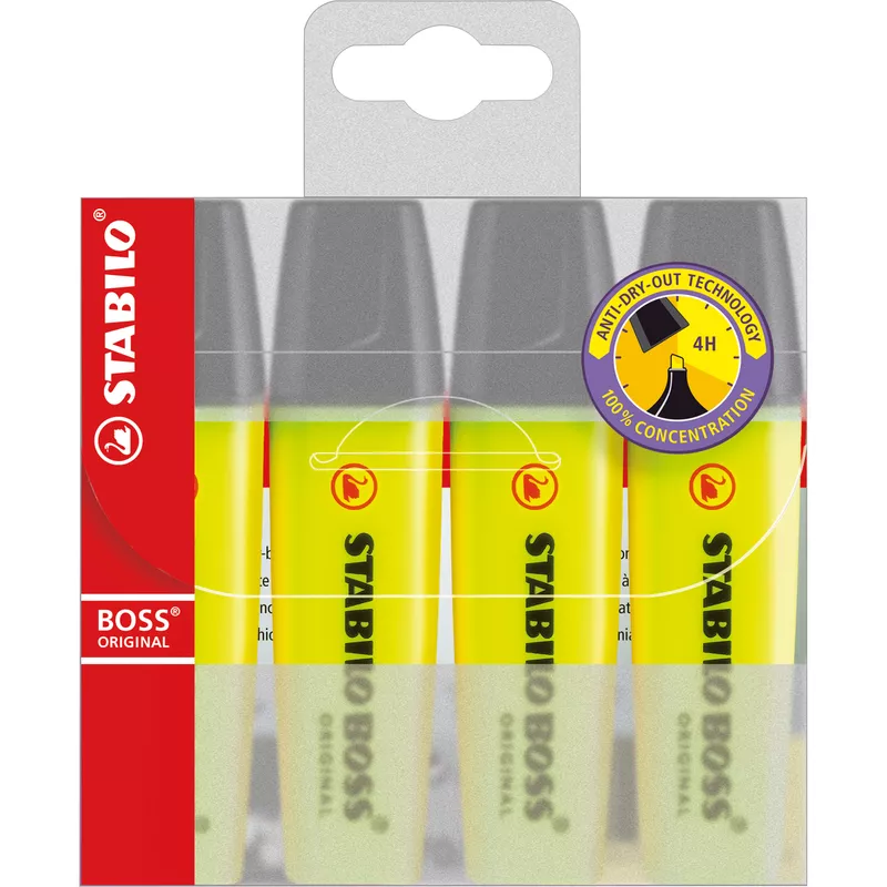 Stabilo Textmarker BOSS ORIGINAL ge 4St