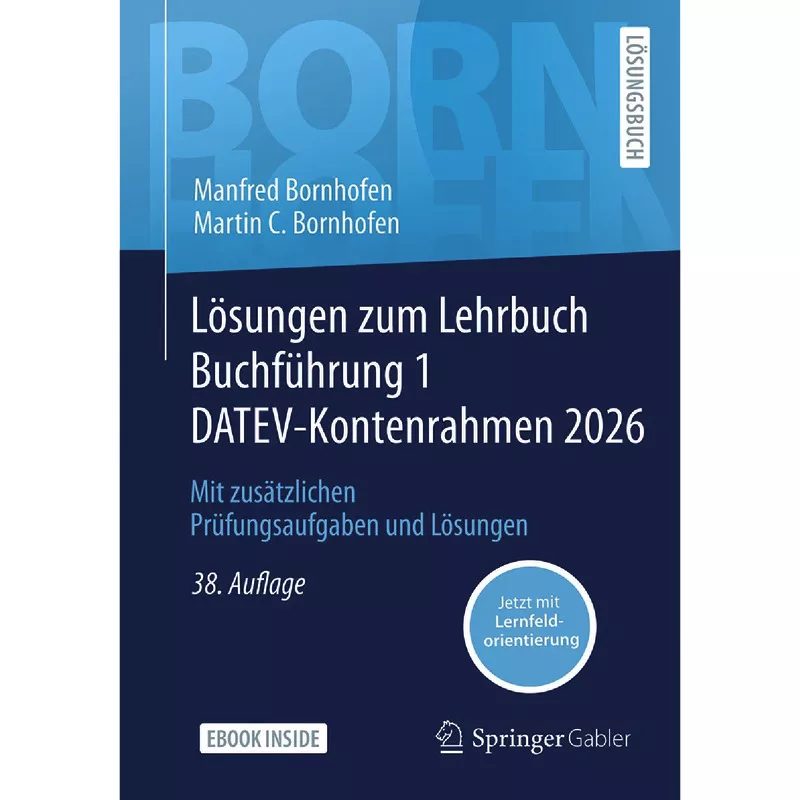 Lösungen zum Lehrbuch Buchführung 1 DATEV-Kontenrahmen 2026