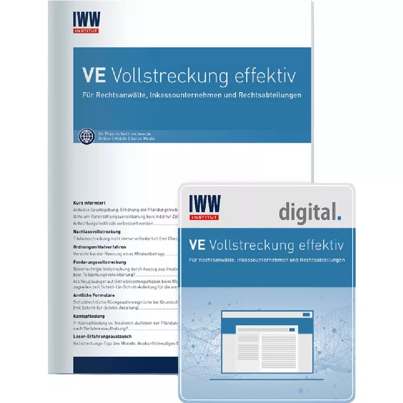 VE Vollstreckung effektiv  - Abonnement