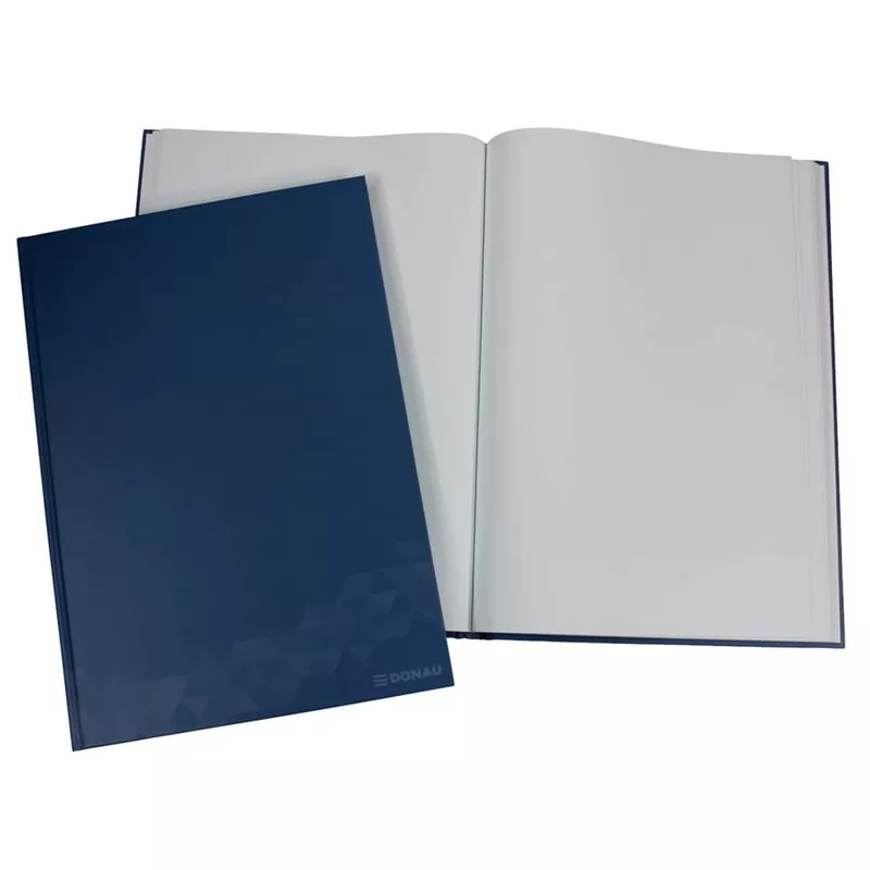 Geschäftsbuch, A4, 96 Blatt, blanko, blau DONAU 1340001-10