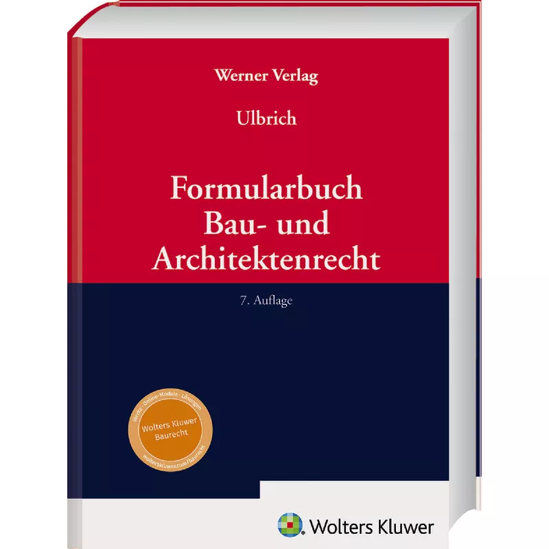 Formularbuch Bau- und Architektenrecht
