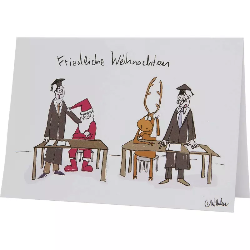 SoldanPlus Weihnachtskarte Friedliche Weihnachten, individuell bedruckt, inkl. Kuvert